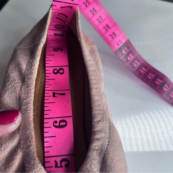 Beklina Aya Platform Fish Paste Slip On Suede Block Heel Women's Size 8 - Picture 15 of 16